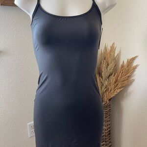 Skims Fits Everyone Onyx Mini Dress Size Med